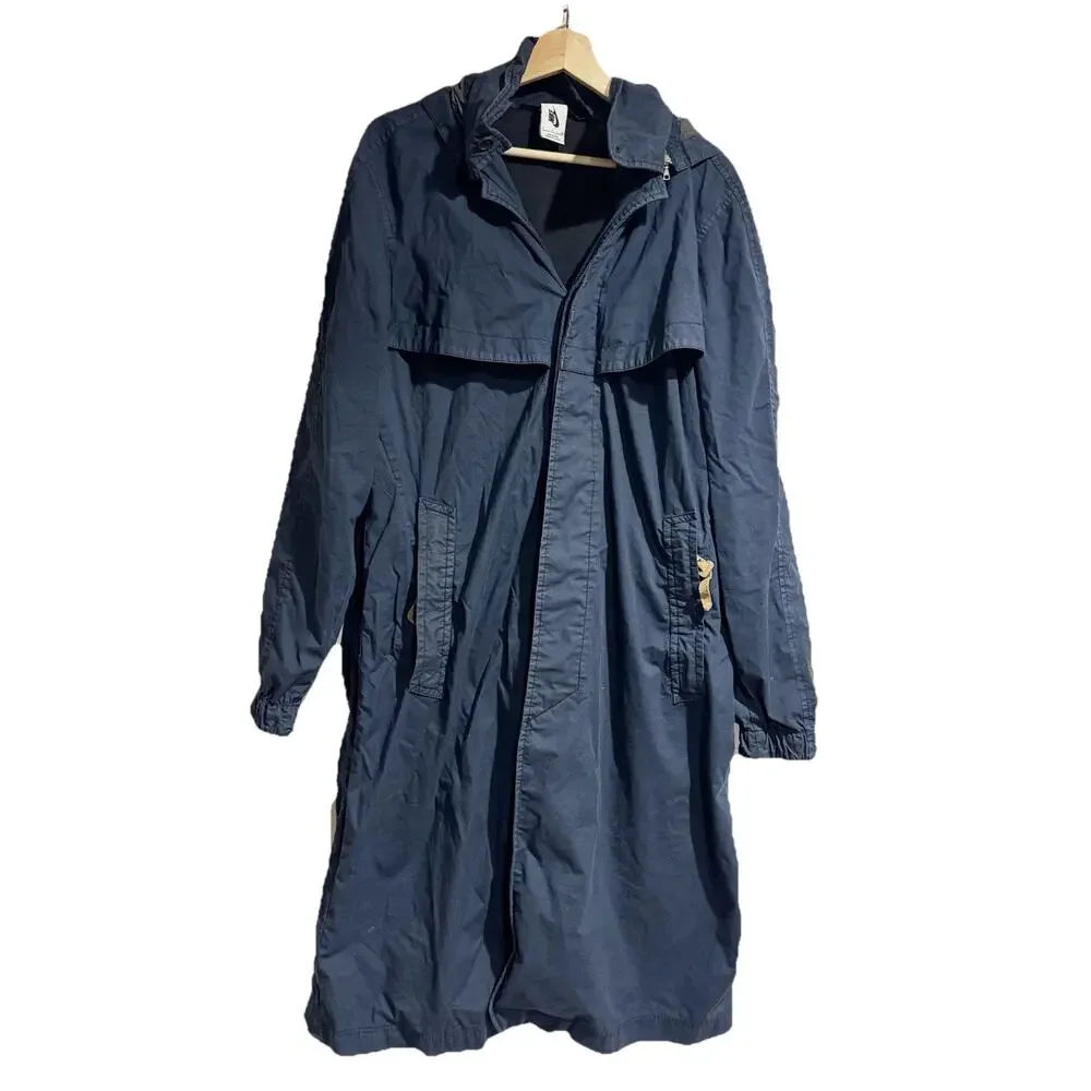 Nike Nikelab X Made In Italy Thunder Blue Long Jacket Coat AO0854-471 Men‎ Small